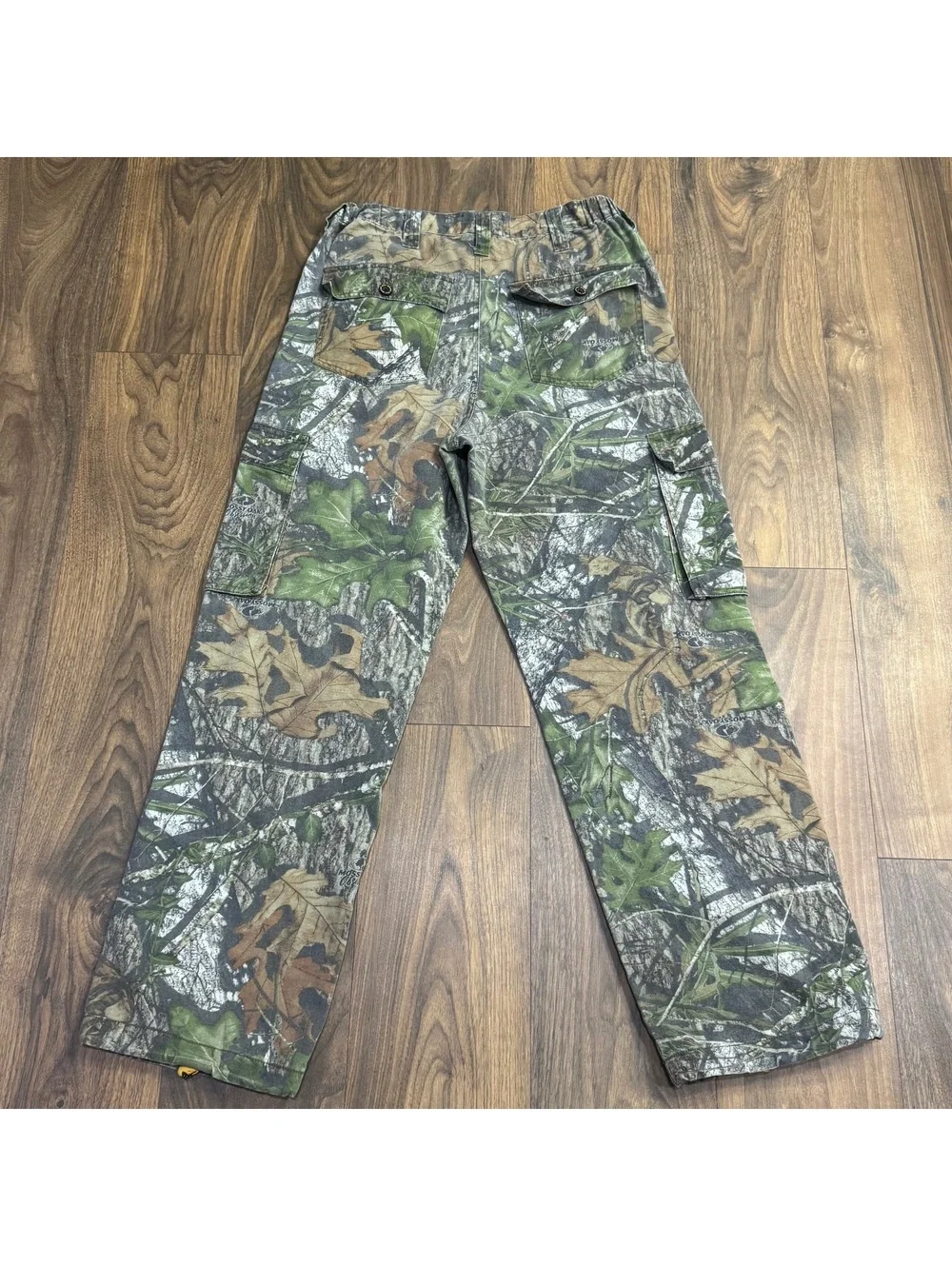 Mossy Oak Obsession Men’s Camo Cargo Hunting Pants 32-34 Adjustable Hem